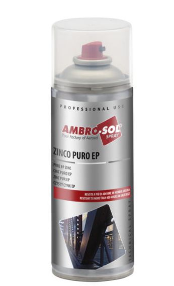 Z359 - Bombe de galvanisation à froid - Ambro-Sol - 400ml - Zinc pur à haute teneur anticorrosive_0