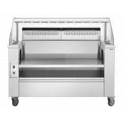107290 - Poste de cuisson mobile KST3240 Plus - Cus'tom Shop - Front-Cooking flexible avec vitrine en verre et ventilation intégrée_0