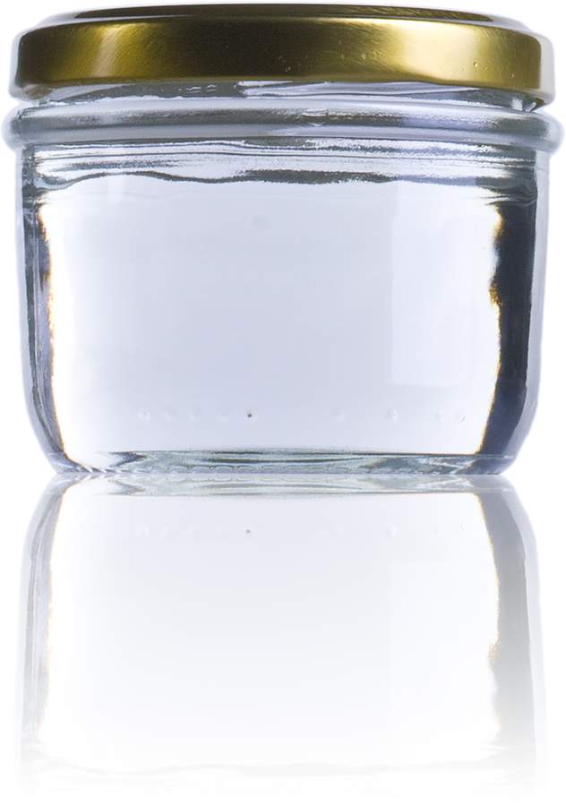 Bocal en verre cylindrique 148ml - Twist Off TO 66 - Verre blanc_0