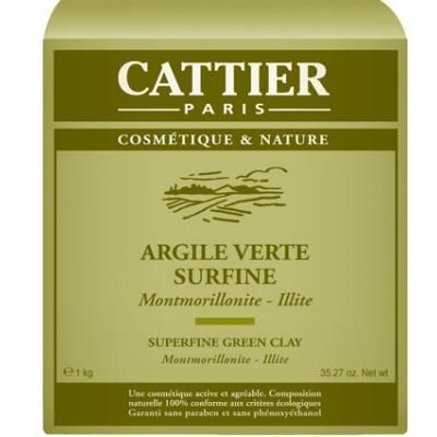 CATTIER ARGILE VERTE SURFINE CATTIER 1 KG