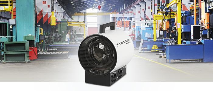 Chauffage électrique TDS 20 R - aérotherme robuste avec thermostat intégré et protection anti-surchauffe_0