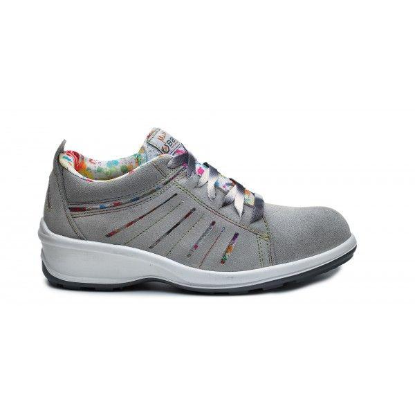 Chaussures de sécurité femme Claire grise - Base Protection - Norme S1P SRC - Anti-perforation et SmellStop_0