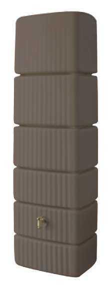 Cuve murale Slim - Taupe - 300L - Design moderne et peu encombrant avec kit complet_0