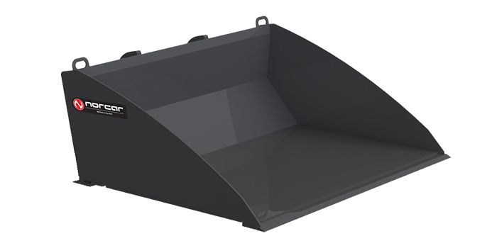 Godet niveleur Norcar - largeur 120 cm - volume 300 litres - Tranchant 500 HB_0