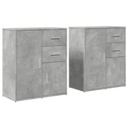 Helloshop26 - Buffet bahut commode armoire meuble de rangement organisateur cuisine salle de séjour salons lot de 2 60 x 31 x 70 cm 02_0036858 - 3000_0