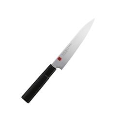 Couteau Yobocho Tora 15 cm - Kasumi - Bois noir massif - Acier Daido 1K6 - 26.5x3 cm_0