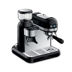 Kitchencook - Machine à Expresso Avec Broyeur - Pression 19 Bars - Arrêt Automatique - Buse Inox - 2 Filtres - Plateau Chauffant - 3662738037320_0