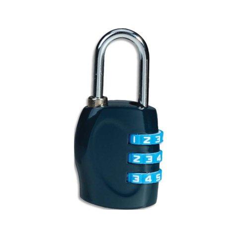 LOT DE 2 - CADENAS CARPENTRAS DE COULEUR A COMBINAISON COLORIS BLEU 62X30X15 MM