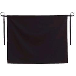 METRO PROFESSIONAL Tablier de cuisine Chef noir 105 x 85 cm x 3 - polyester 48513281279_0