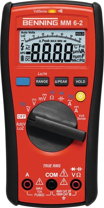 Multimètre mm 6-2 0,000 v -1 000 v ac/dc true rms benning_0