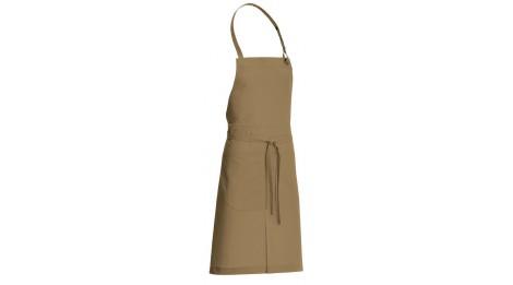 Tablier de service avec bavette DAN 88 Molinel - réglable, 88 cm, plusieurs poches - couleur melon_0