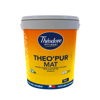 Peinture décorative pour murs et plafonds - mat profond - réf. Ag01374 - theodore_0