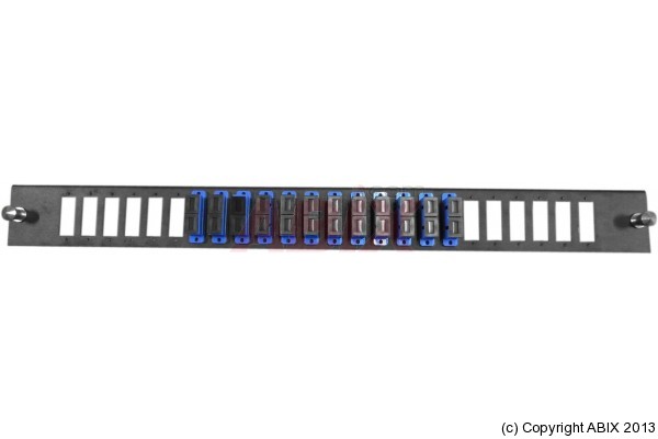 TIROIR OPTIQUE 19'' MONOMODE 24 SC DUPLEX