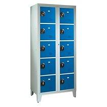 Vestiaire Tendance - 2 colonnes/10 cases monobloc - bleu_0