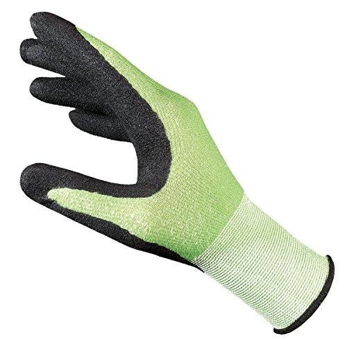 SEIZ 200140 Haute Performance Diptex140 - Gants en tricot laine, vert/noir, taille S/7 - Lot de 10_0