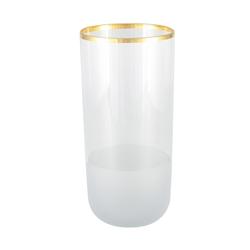 Aulica Verres A Eau Bord Dore Haut Nish  - Lot De 6 - blanc verre 962417_0