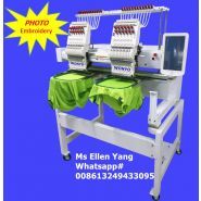 Brodeuse industrielle - Shenzhen Wanyang - 2 têtes 12 aiguilles Tajima Q402 - Zone de broderie 500x400mm_0