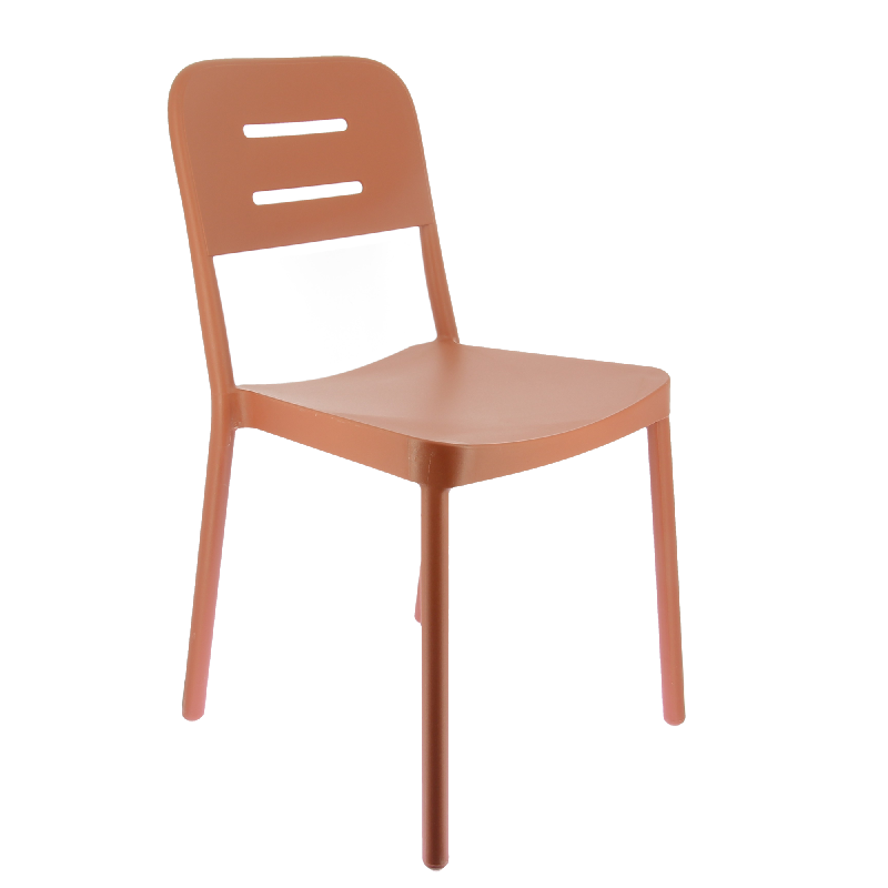 Chaise de restaurant polypropylène Terra - Terracotta_0