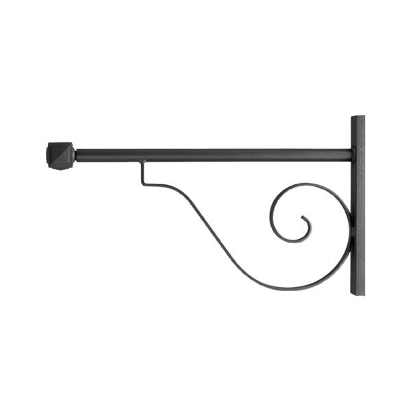 Consoles campanule - Fontes de Paris - acier avec saillie 500 mm / 750 mm / 1000 mm / 1500 mm - peinture polyester RAL_0
