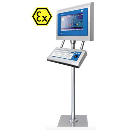 Ecran indicateur certifié ATEX, conçu pour offrir une excellente visualisation dans des zones dangereuses - MTL GECMA WS remote terminal_0