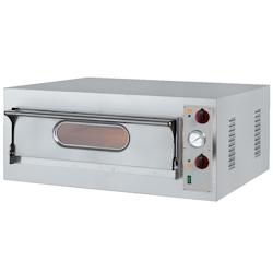 EURAST - Four à pizza électrique à 1 chambre pour 9 pizzas ø 360 - 1310x1220x400 mm - 13800 W 400/3V - 51B90012 - gris inox 51B90012_0