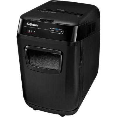 Fellowes Destructeur de documents AutoMax 200C coupe croisée DIN P4 - 200 feuilles - corbeille 32L_0