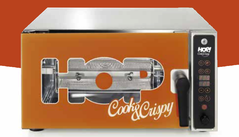 Friteuse à air HOP - système de condensation, panier rotatif, 99 programmes de cuisson et autonettoyant_0