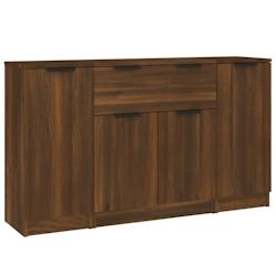 Helloshop26 - Buffet bahut commode armoire meuble de rangement organisateur cuisine salle de séjour salons 3 pcs bois d'ingénierie 02_0037083 - 3000_0