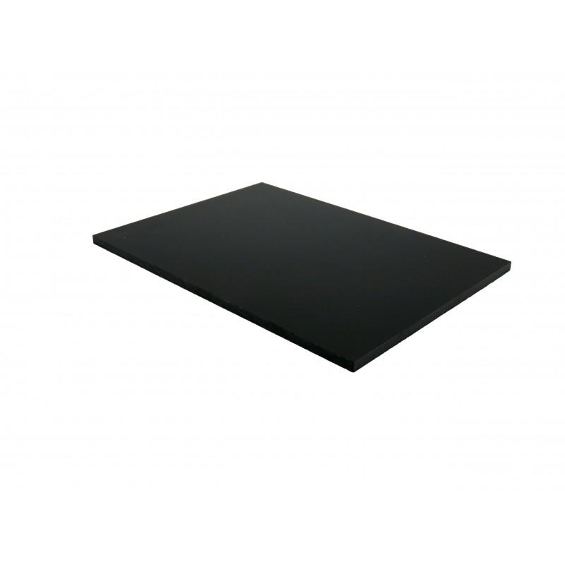 Panneau de bardage stratifié HPL compact - Noir - 6 mm d'épaisseur - 130 cm x 61 cm - Surface couverte 0,79 m²_0