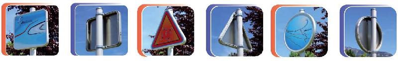 Panneaux d'affichage extérieur - Gamme Athènes - Aluminium à dos ouvert avec profil rail cintré_0