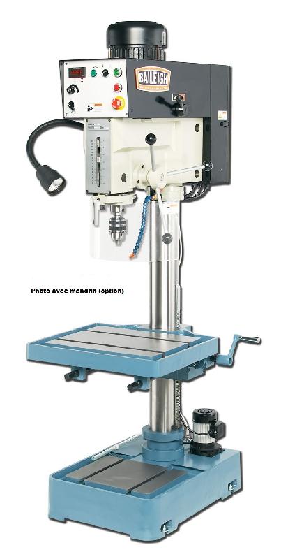 Perceuse à colonne pour fluoperçage dp-1250-vs-hs baileigh industrial_0