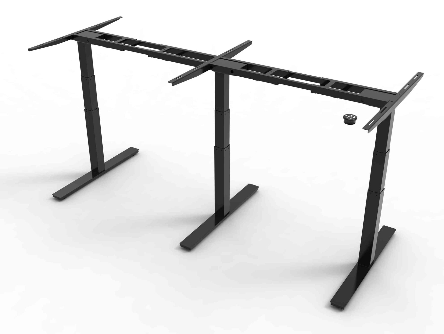 Piètement motorisé pour bureau assis debout - MEETDESK - Hauteur réglable 65-130 cm - Charge 150 kg - 3 moteurs_0