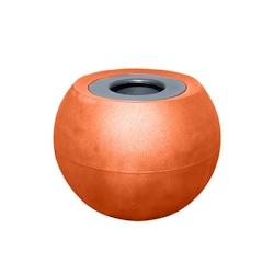 PLAST'UP ROTOMOULAGE Pots de fleurs sphérique xxl speranza 325l-lot de 2 - ORANGE - orange 0750122558650_0