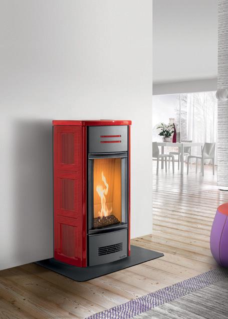 Poêle à gaz G963 - Système Multifuoco - Télécommande LCD - Puissance 9 kW_0