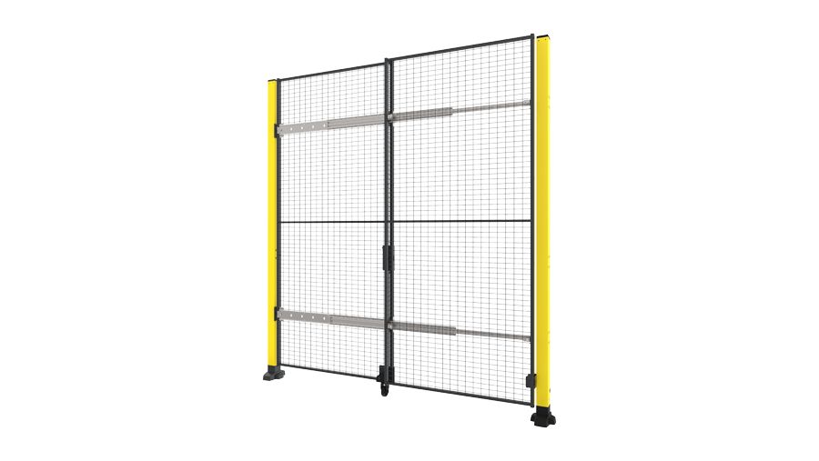 Porte coulissante rail télescopique simple - X-Guard - Flexible et adaptée aux espaces restreints_0