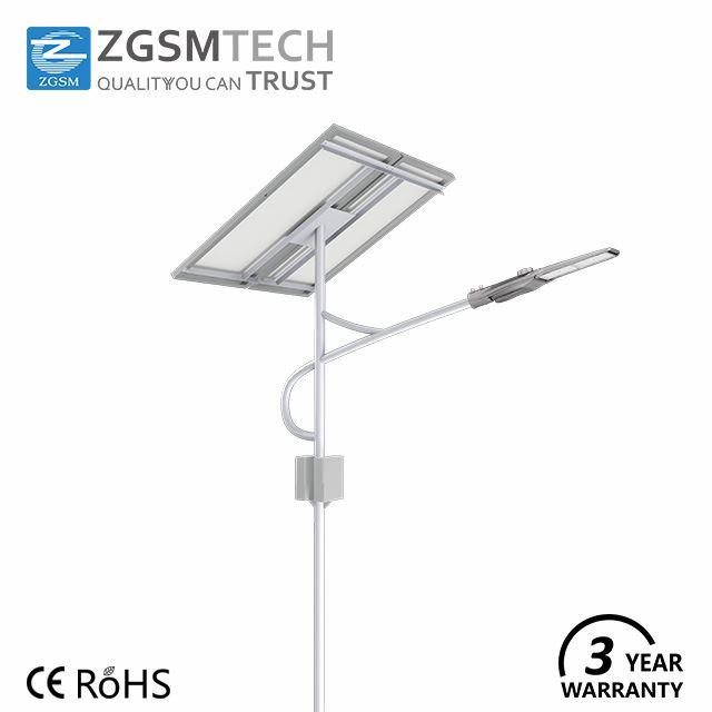 Réverbère solaire 120W pour voie - ZGSM - PHILIPS Lumileds - MPPT - Mono silicium_0