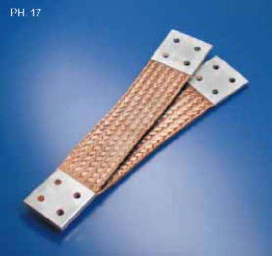 Tresse métallique - Connexions souples en tresse ou feuillards en cuivre rouge ou étamé_0