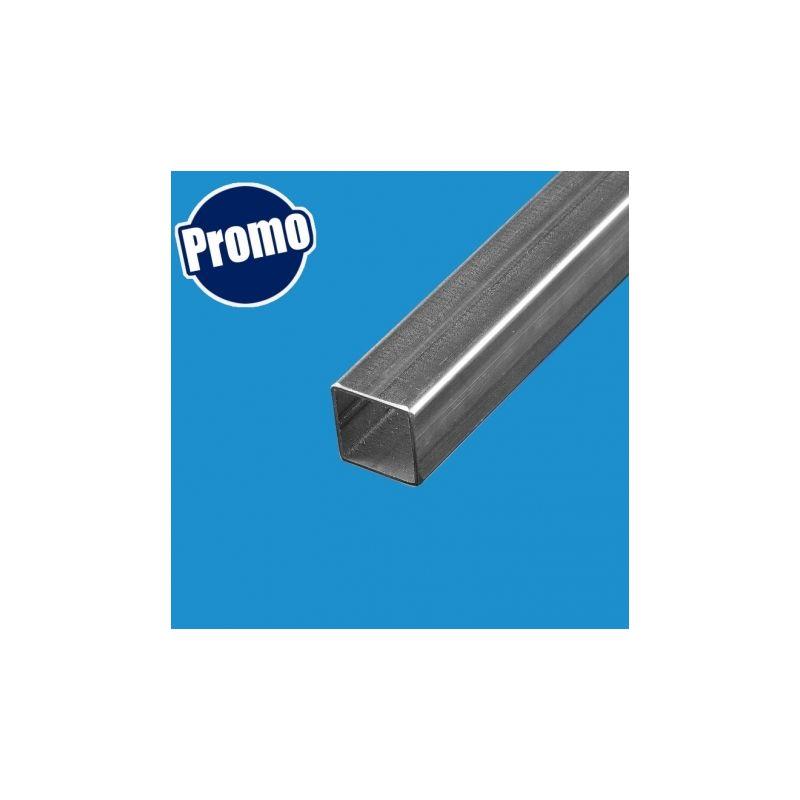 TUBE CARRE ACIER 50 X 50MM EPAISSEUR EN MM 2 MM, LONGUEUR EN METRE 1 METRE COMMENTFER