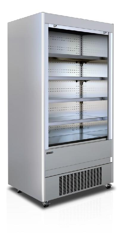 Vitrine réfrigérée positive inox libre service 680L -1/+5°C - 1312x740x1994 mm - MCX130M_0