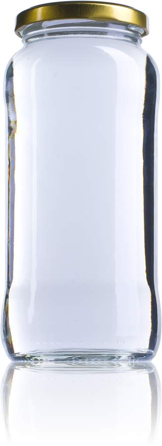 Bocal Super 580 - 580ml, verre blanc, Twist Off TO 63 - Forme cylindrique_0