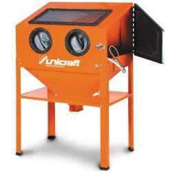 Cabine de sablage Unicraft SSK2 - 6204001 - 220L avec éclairage intégré et accessoires inclus_0