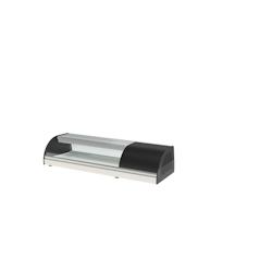CORECO Vitrinette A Sushis Avec Double Evaporateur - 0/+5 - 1050X410X255 - Interieur Fond Plat Pour Accueillir Des Plats (Non Inclus) BCS-4 - Acier in_0
