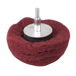 Dôme de Satinage 100 mm - Grain 240 - Finition Parfaite pour Bois et Métal - Silverline - jaune 5024763040054_0