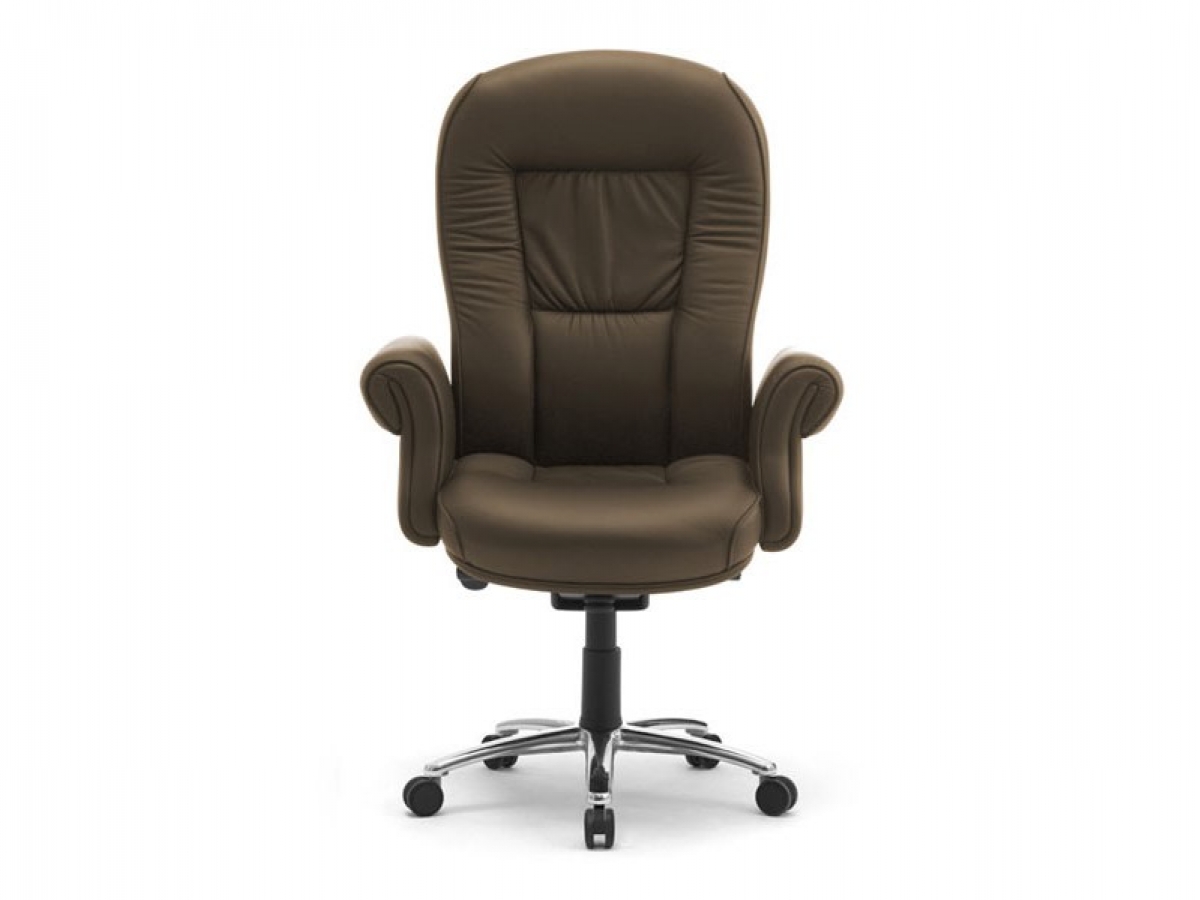 Fauteuil présidentiel DOGE LUX - solide, confortable, élégant, en cuir avec mécanisme synchrone_0