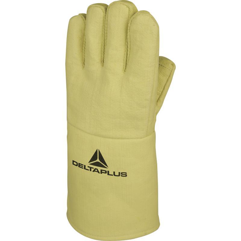 Gant anti-coupure et anti-chaleur 500°C - longueur 36 cm - tissu aramide - réf. TERK500__0