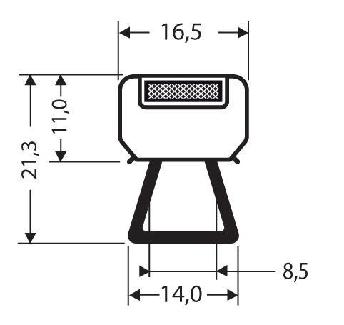 Joint pvc magnetique pour meubles frigos jpc-148_0