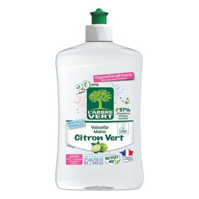 Liquide vaisselle 2 en 1 L'Arbre Vert citron vert 500 ml_0