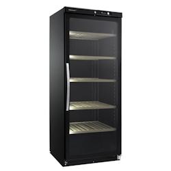 MARECOS Armoire Mono Temperature - Capacite:219 Bouteilles - 1 Porte Vitree CV600-PV - noir métal CV600-PV_0