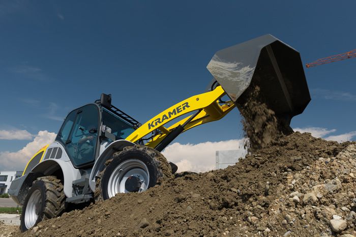 Mini-chargeuse Kramer 8105 - 5,5 tonnes - 100 ch - Cabine panoramique et traction optimisée_0