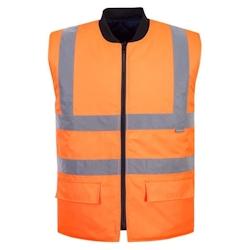 Portwest - Gilet de sécurité réversible HV Orange Taille 4XL - XXXXL orange polyester 5036108167616_0